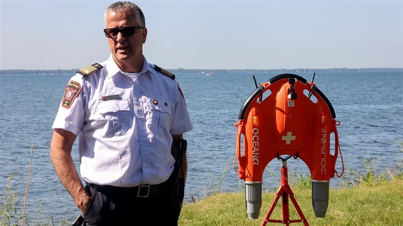 Michel Pitre, Director of the Saint Zotique Fire Department, was impressed by the new tool.