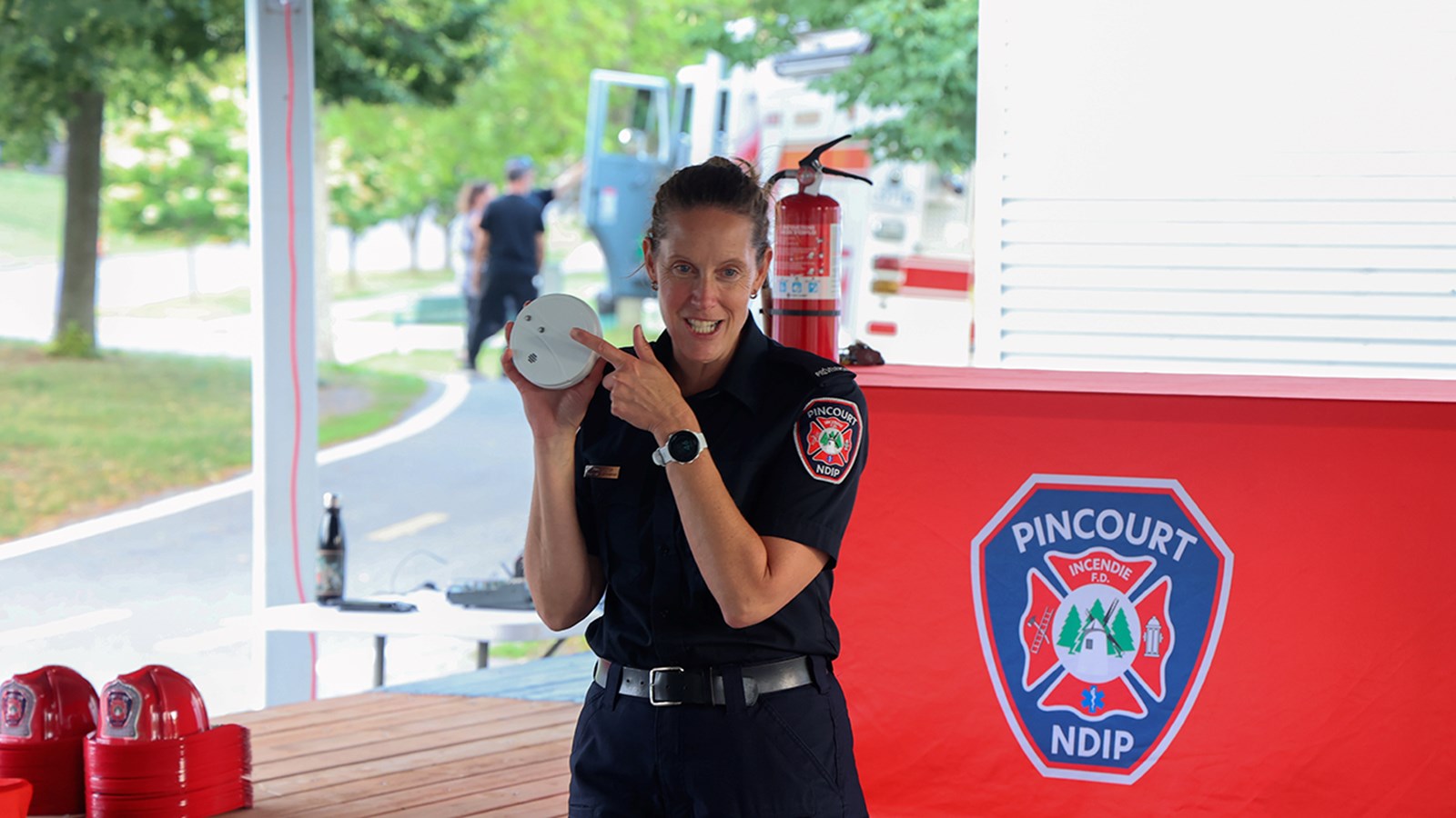 Un succès pour l'activité de sensibilisation animée par les pompiers de Pincourt\Notre-Dame-de-l’Île-Perrot