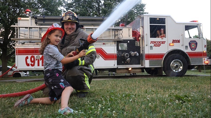 Firefighting event draws children to Olympic Park