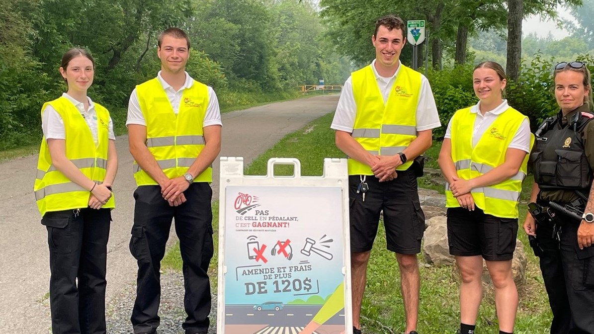 Déploiement de la campagne « Pas de cell en pédalant, c’est gagnant ! »