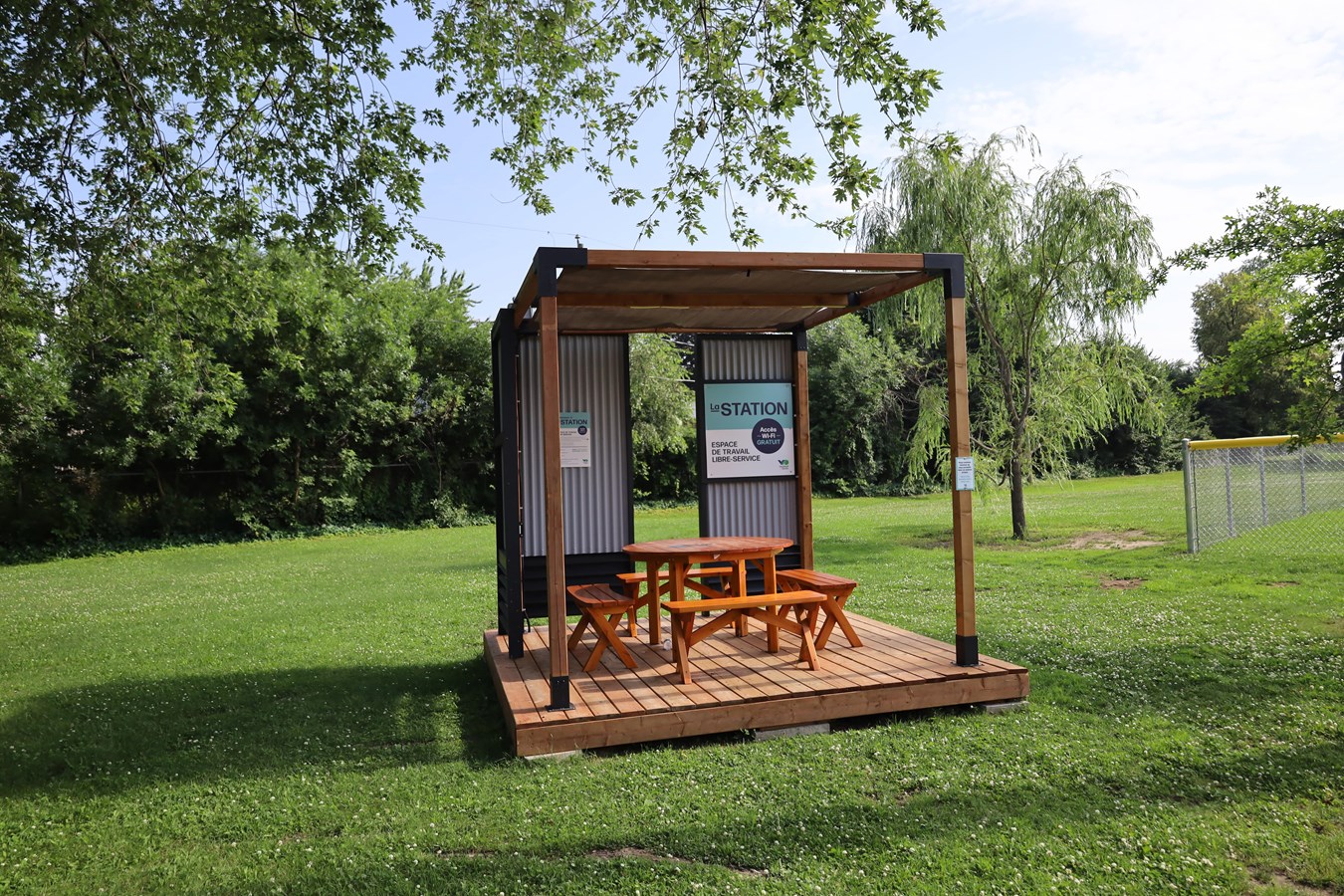 Station de travail du parc de Bel-Air