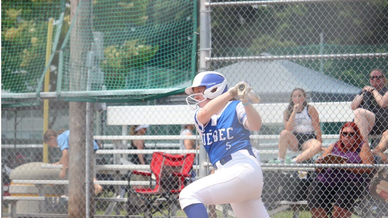 A fine performance by Team Québec in softball this weekend   