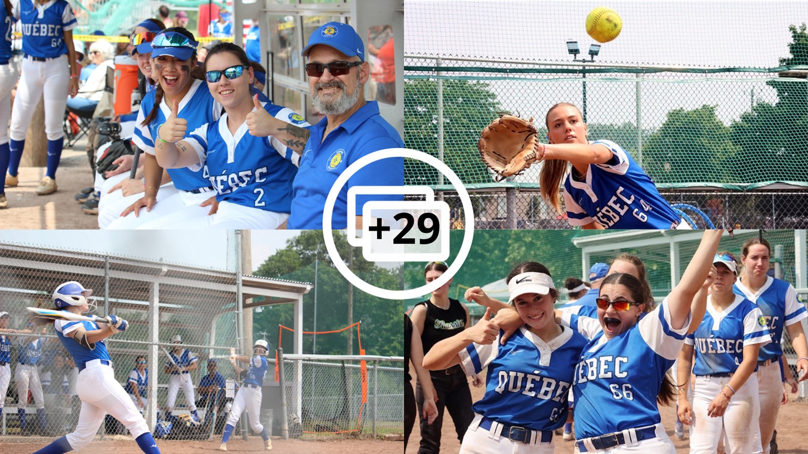 A fine performance by Team Québec in softball this weekend   