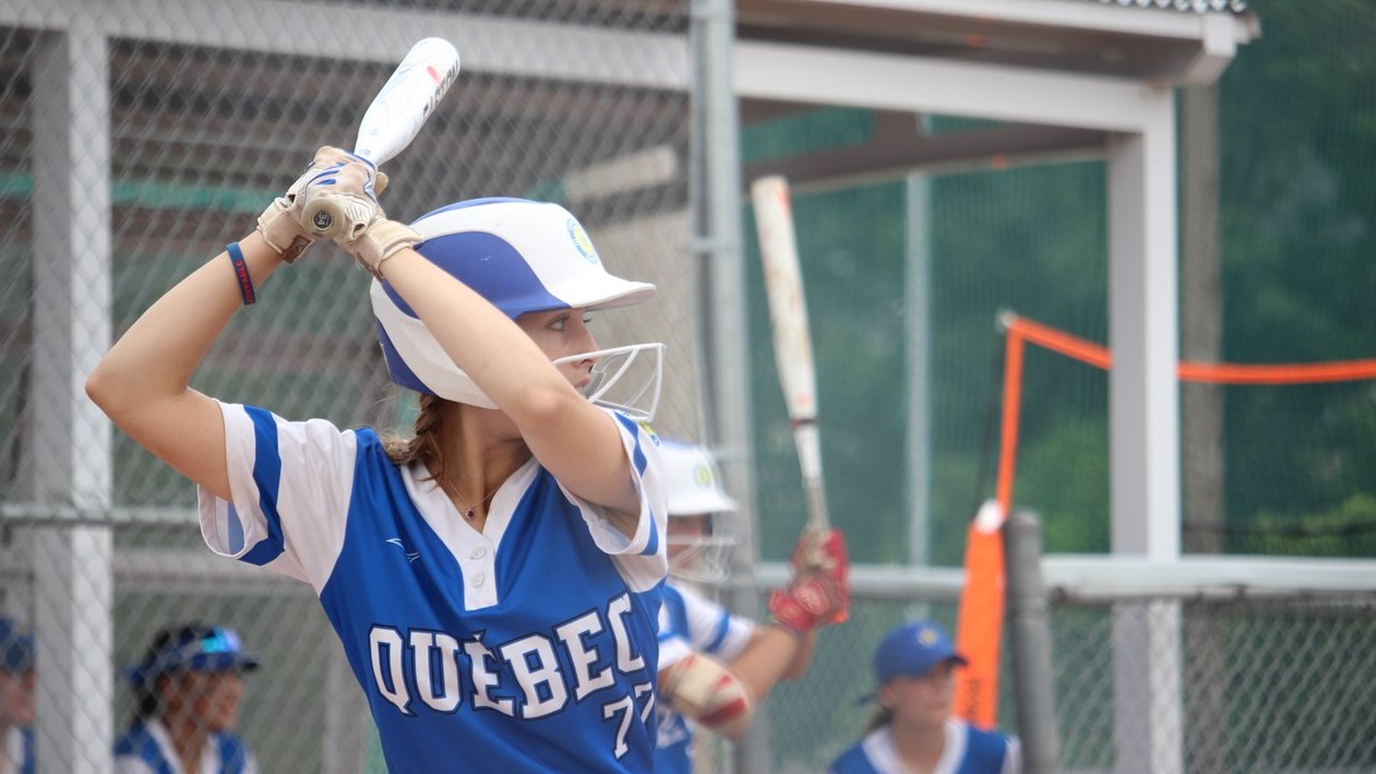 A fine performance by Team Québec in softball this weekend   