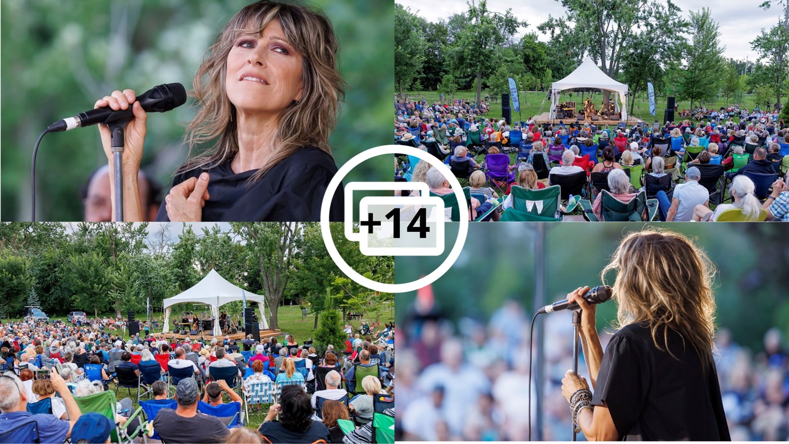 Retour en images sur le concert de Luce Dufault à Vaudreuil-Dorion 