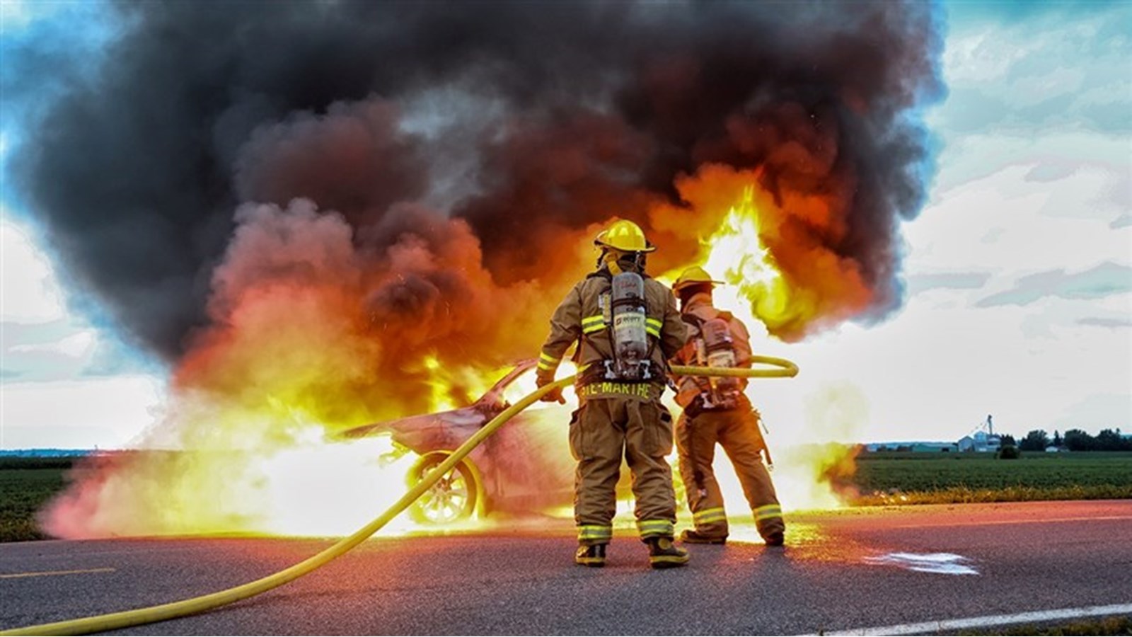 La voiture incendiée dimanche à Saint-Marthe a été volée