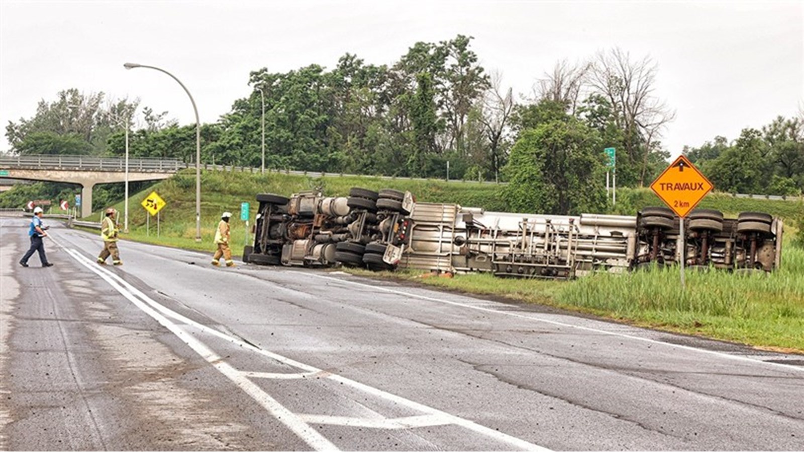 Une entrave sur l'autoroute 20 ouest à Rivière-Beaudette dès lundi