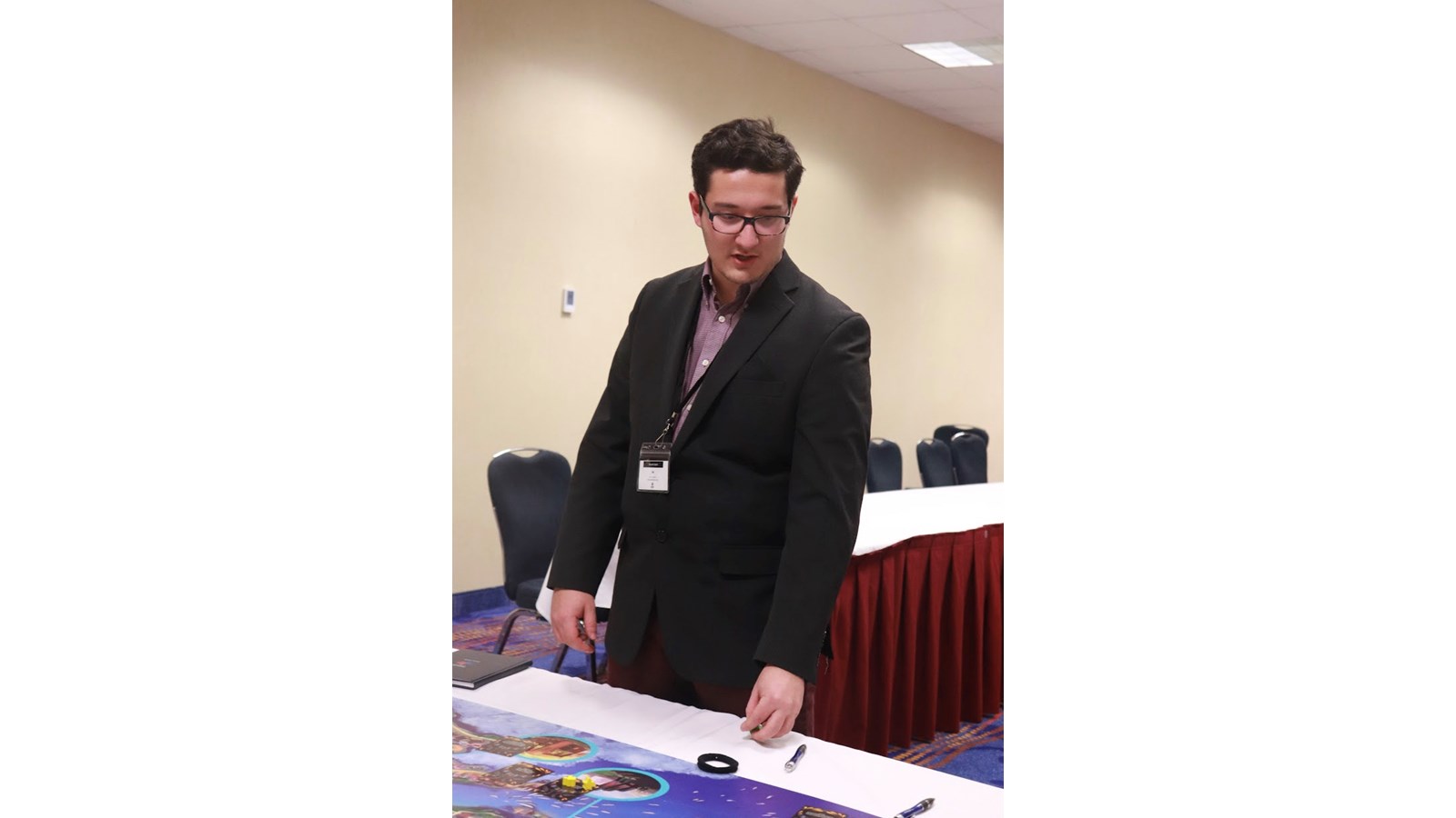 Philippe at a NATO simulation in Ottawa