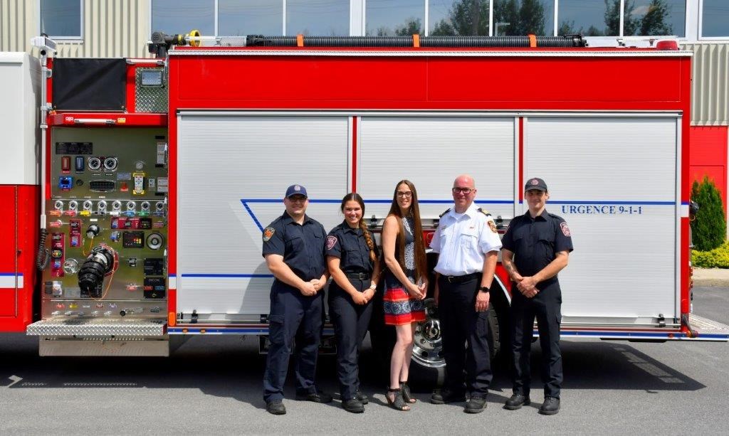 A new fire truck for the Rigaud brigade