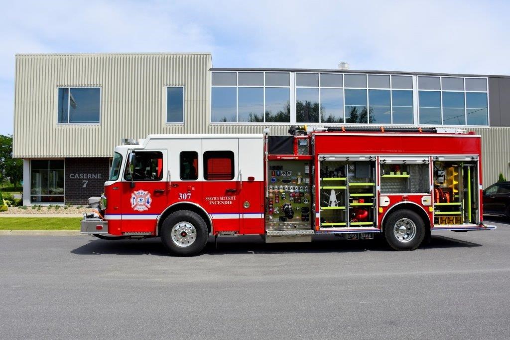 A new fire truck for the Rigaud brigade