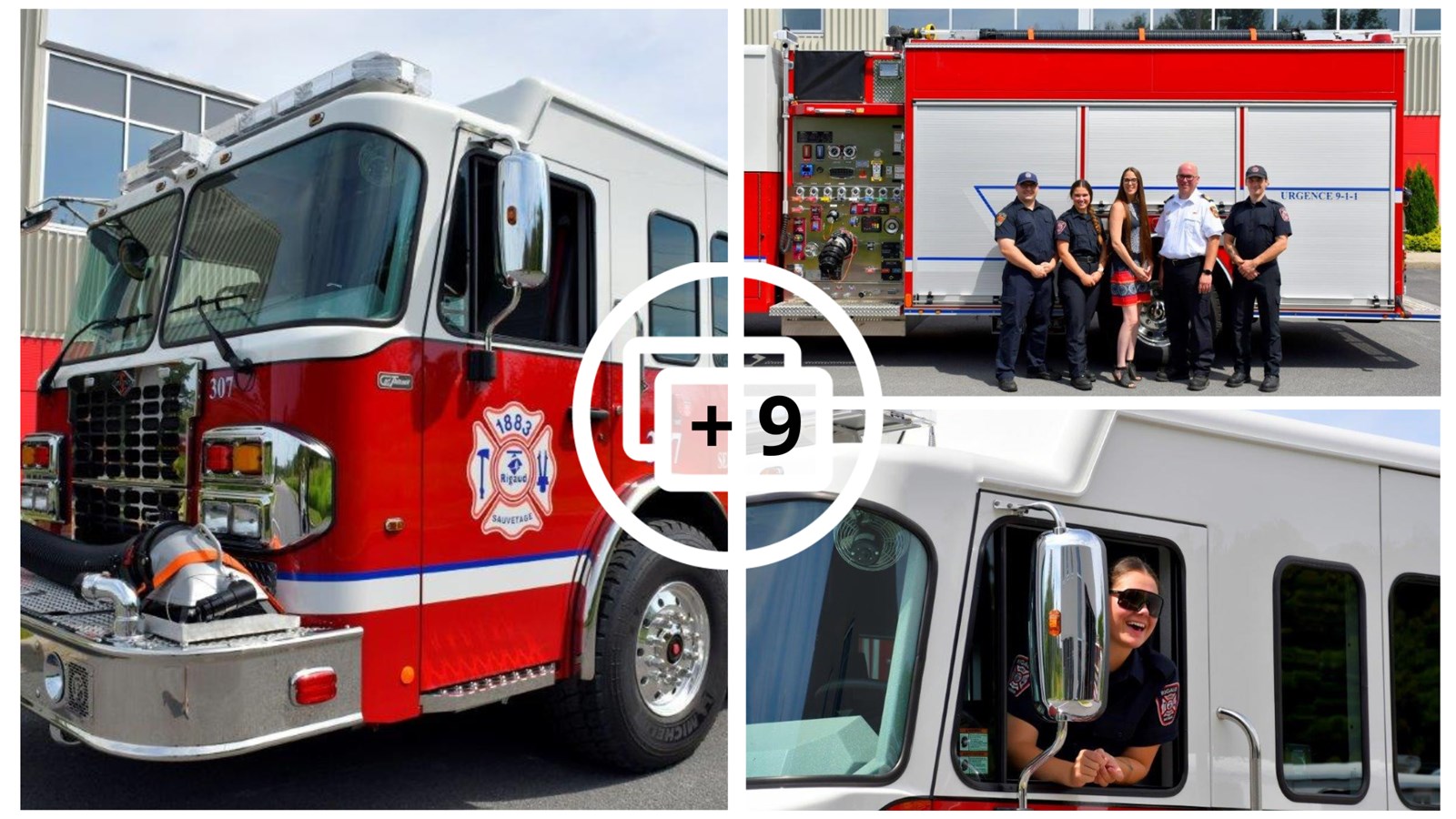 A new fire truck for the Rigaud brigade