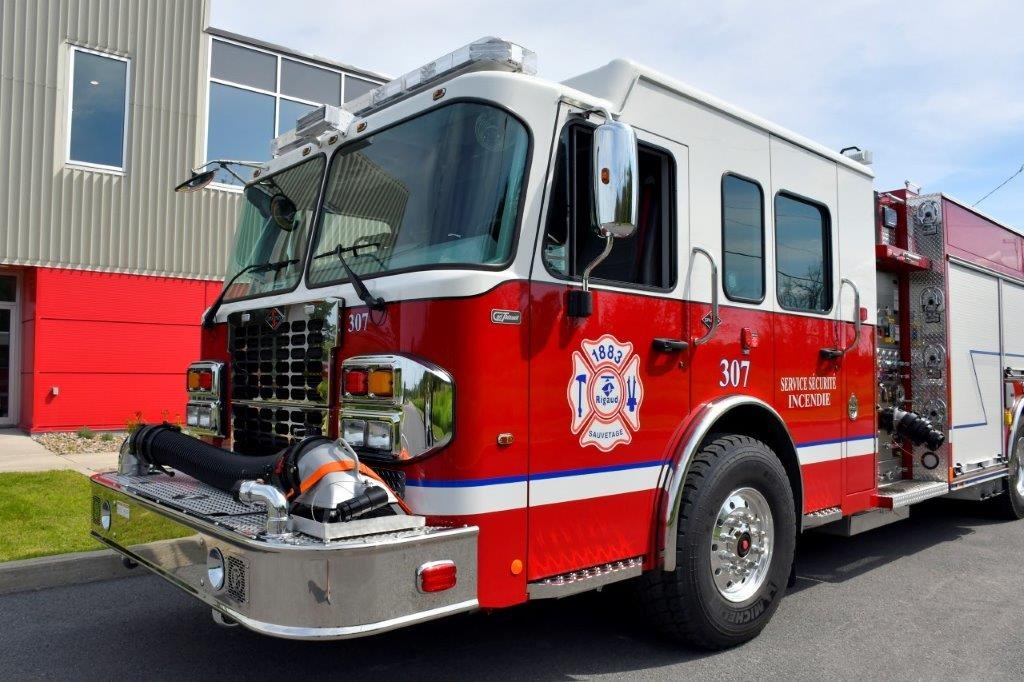 A new fire truck for the Rigaud brigade