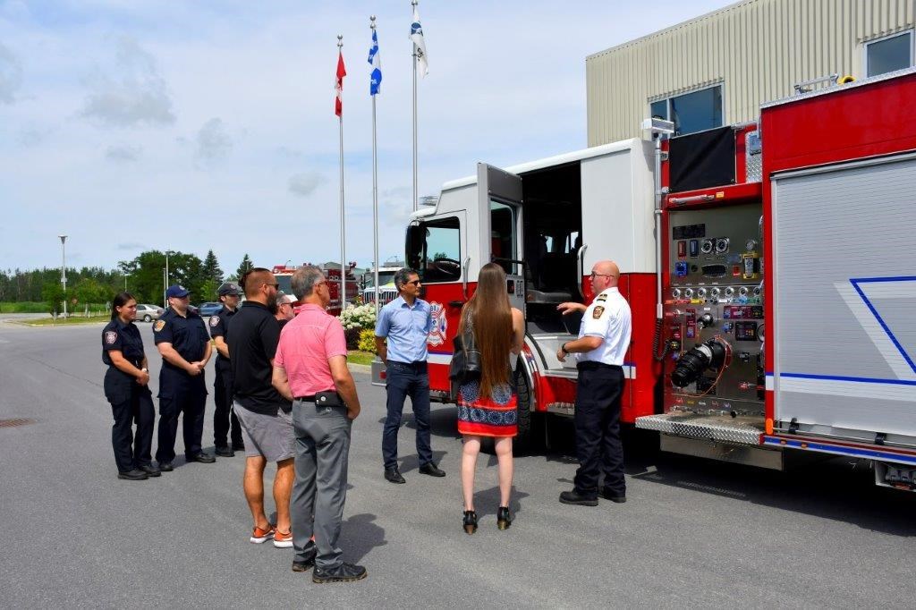 A new fire truck for the Rigaud brigade