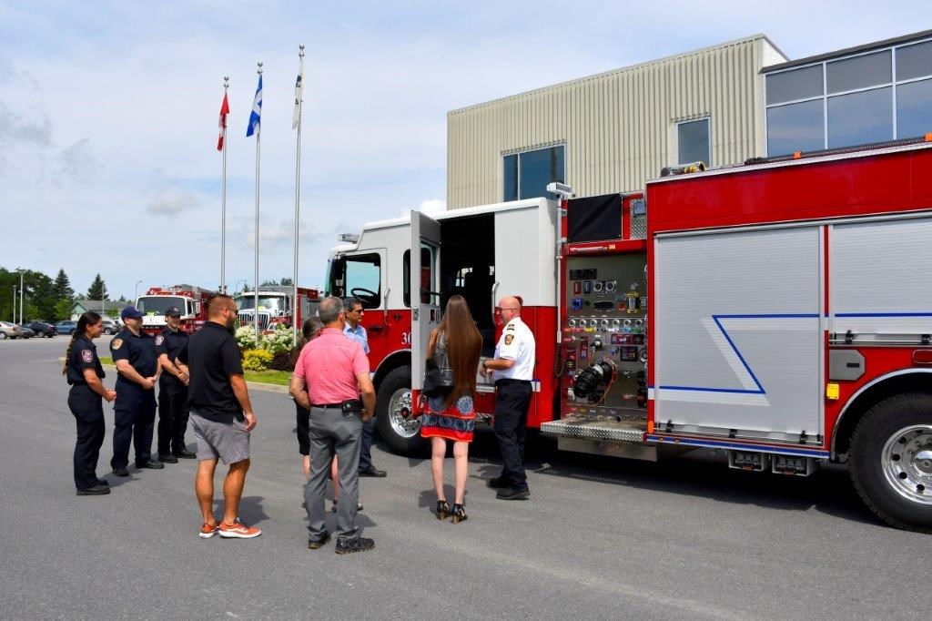 A new fire truck for the Rigaud brigade
