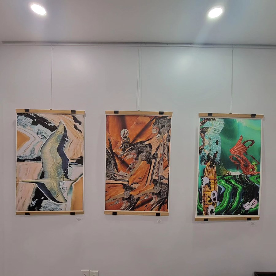 Paintings from a previous exhibition