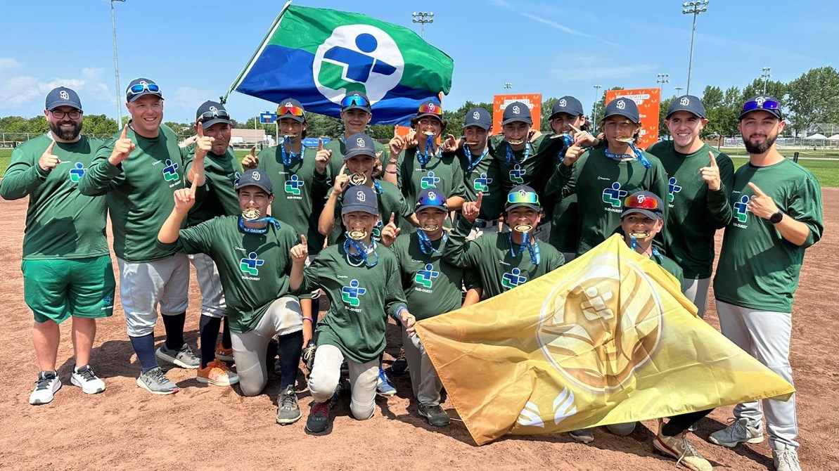 Jeux du Québec: Sud-Ouest wins the gold medal in baseball