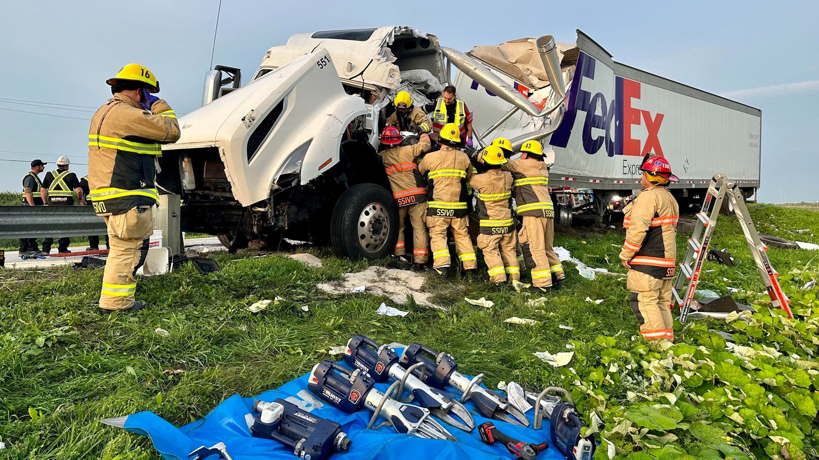 Une collision force la fermeture de l'accès à l'autoroute 30 à Vaudreuil-Dorion