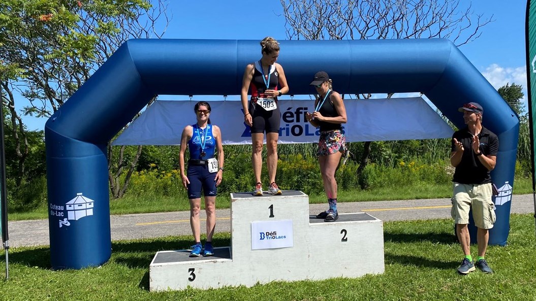 Chez les femmes de 40 ans et plus, Femmes résultat  40 ans et plus: Veronique Bernard,  Julie Mercier et  Marie Julie Lauzon sont montées sur le podium