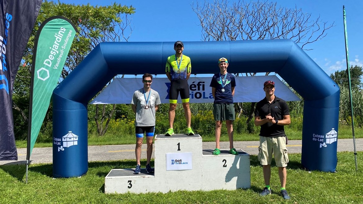 Men's 40 and under: Corentin Provost, Olivier Koniuszewski and Gabriel Leduc took
Gabriel Leduc took 1st, 2nd and 3rd place