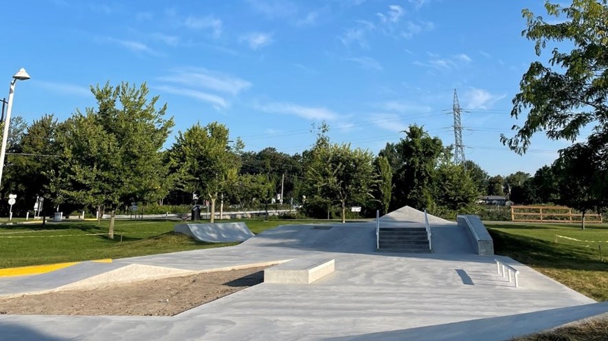 Le nouveau parc de planche à roulette est accessible à Coteau-du-Lac 