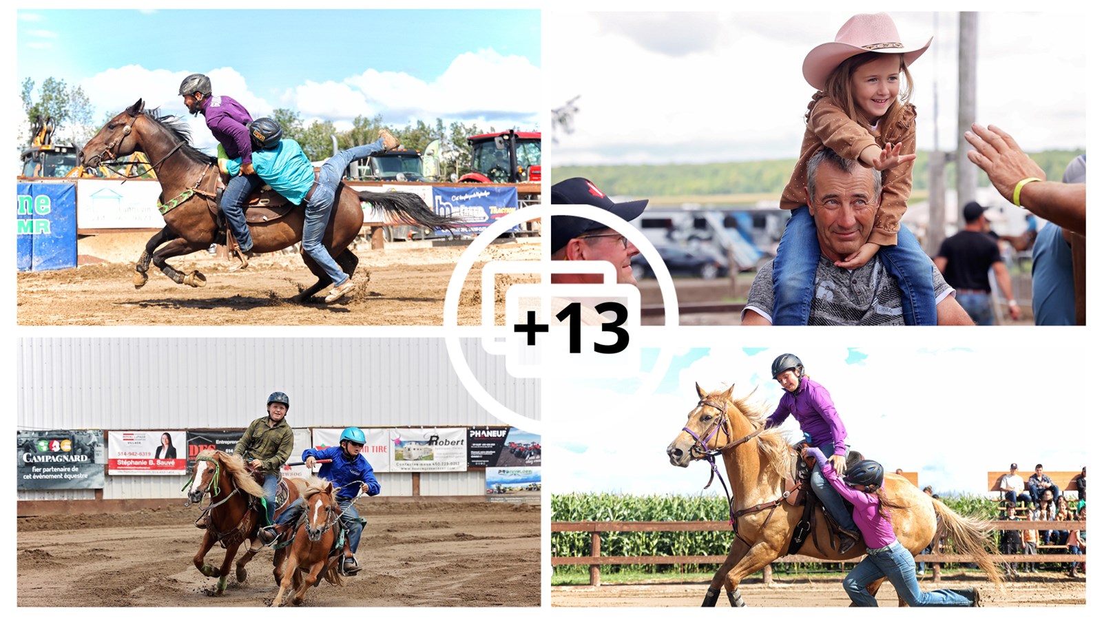En images: une compétition enlevante au Ranch de Sainte-Justine-de-Newton