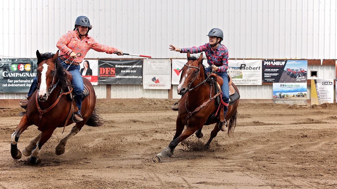 In images: an exciting competition at the Ranch de Sainte-Justine-de-Newton