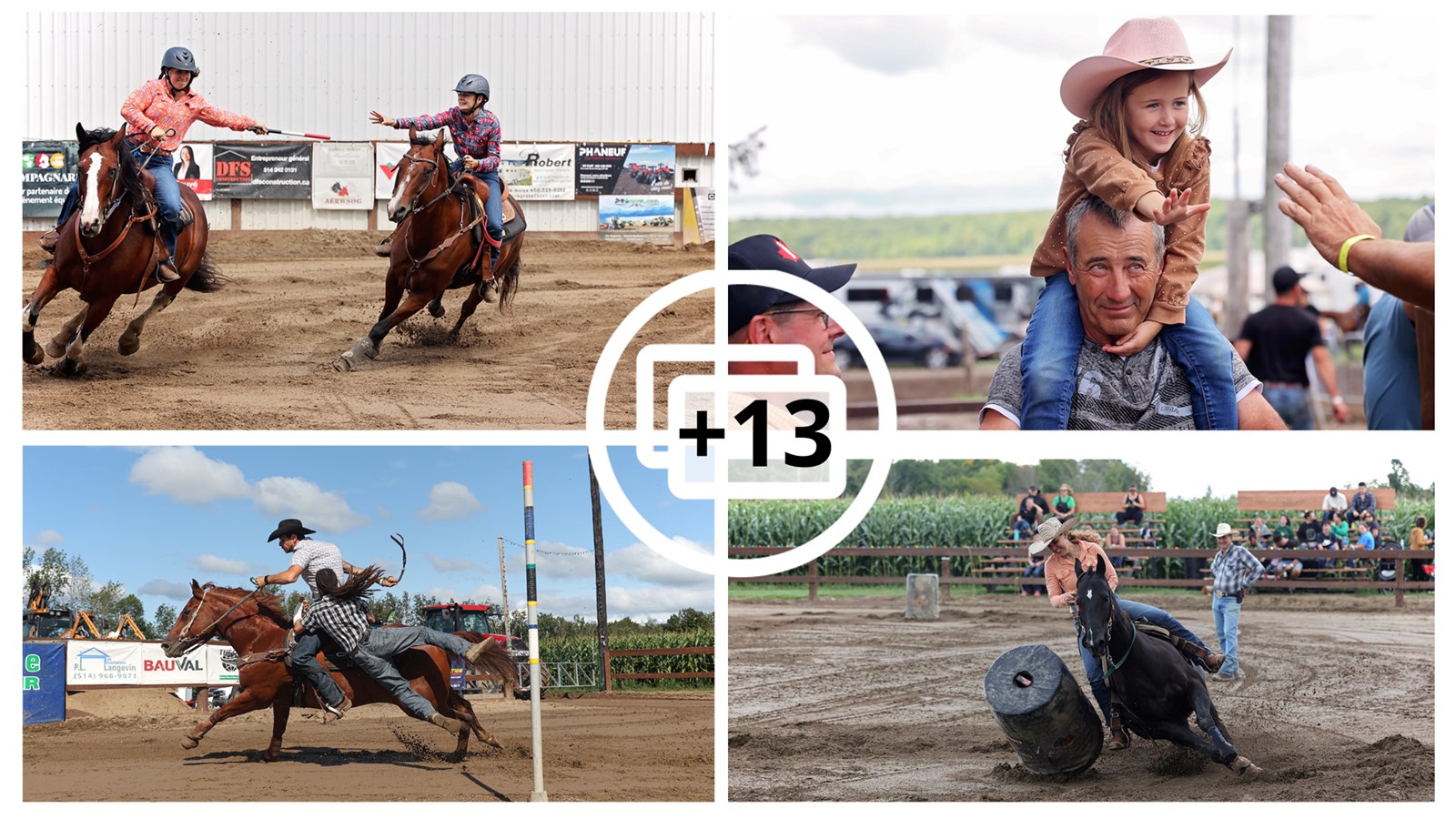 In images: an exciting competition at the Ranch de Sainte-Justine-de-Newton