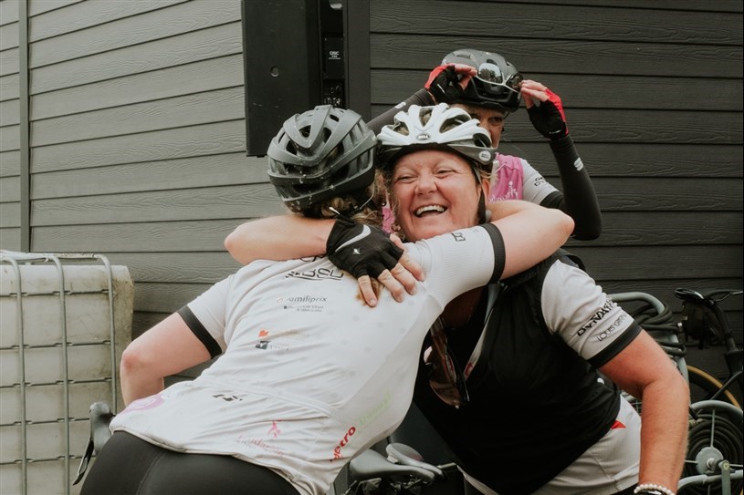 75 cyclists raise almost $35,000