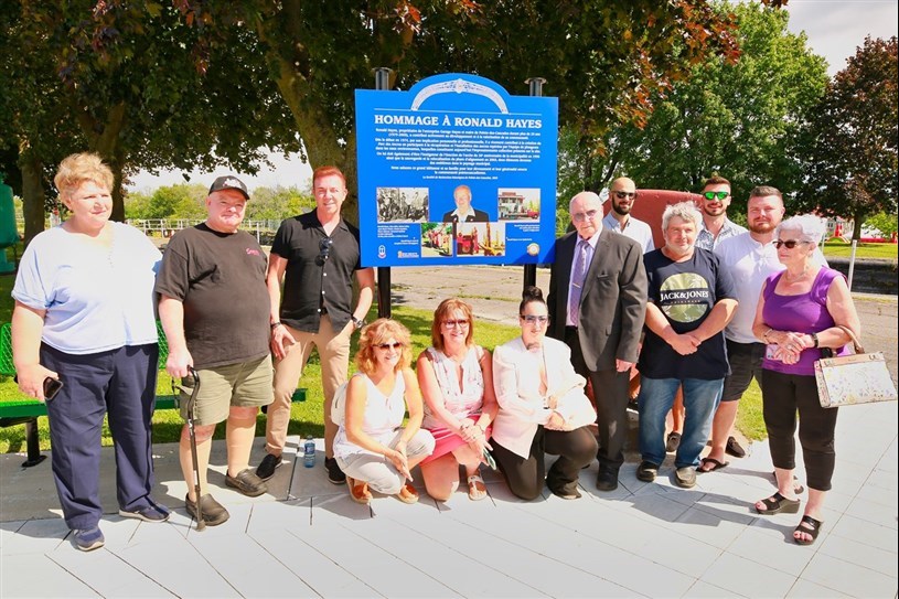 Tribute to Ronald Hayes and inauguration of the Gracien anchor