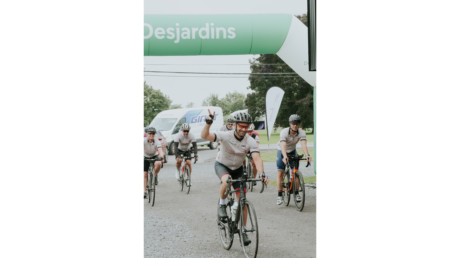 75 cyclists raise almost $35,000