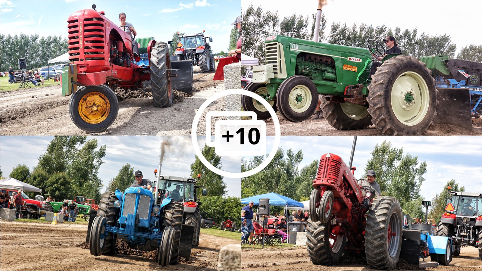 Un bel esprit de camaraderie à la 17e édition de Tires de tracteurs antiques 