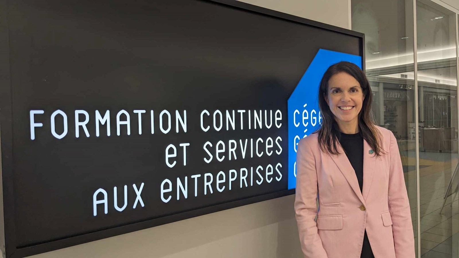 Director of Continuing Education and Business Services Valérie Gosselin
