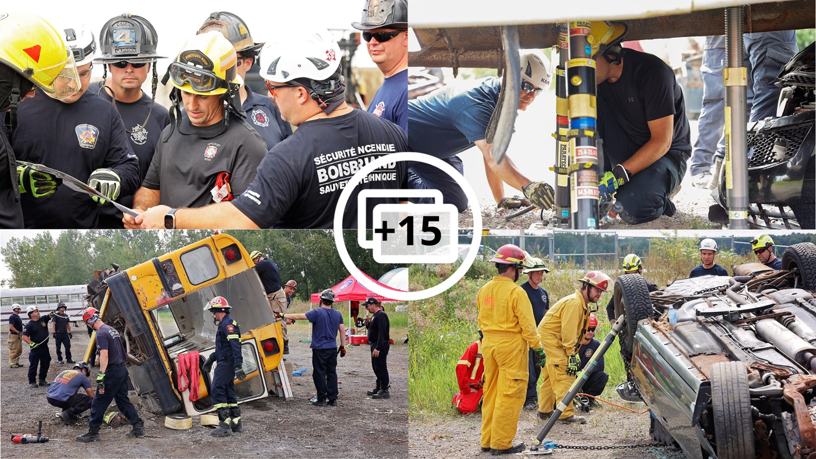 The fire departement Pincourt/ Notre-Dame-de-l'Île-Perrot hosts a unique specialized training course   