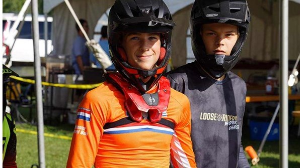Justin Lafleur termine sa saison de BMX en beauté