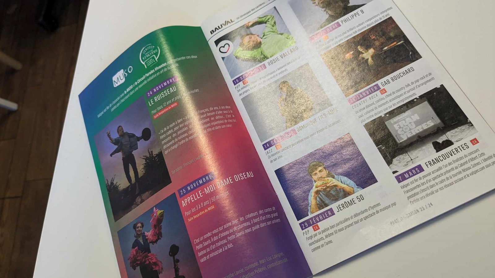 Une programmation variée pour Valspec en 2023-2024