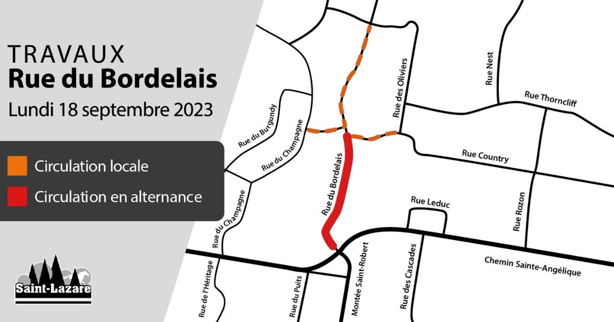 Entraves à prévoir à Saint-Lazare