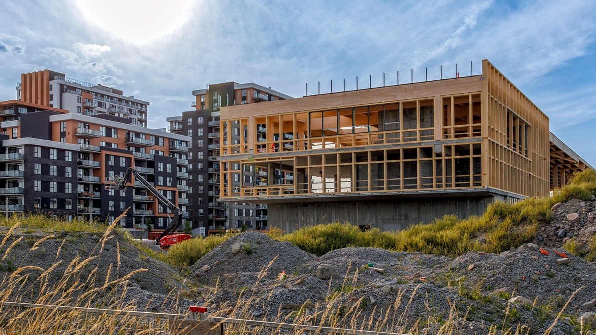 The municipal hub is taking shape in Vaudreuil-Dorion   