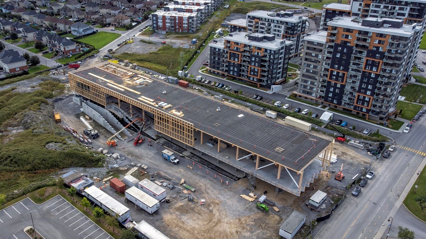 The municipal hub is taking shape in Vaudreuil-Dorion   