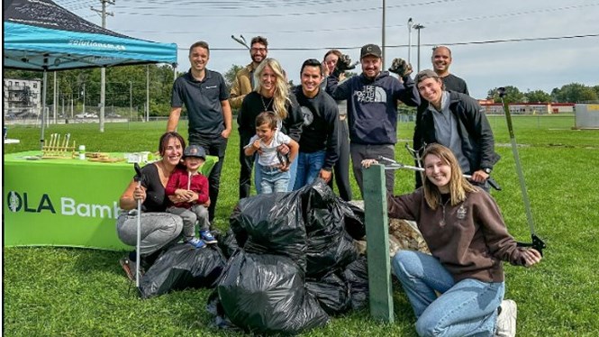 Over 100 kilos of waste removed from Charlot Woods in Vaudreuil-Dorion   