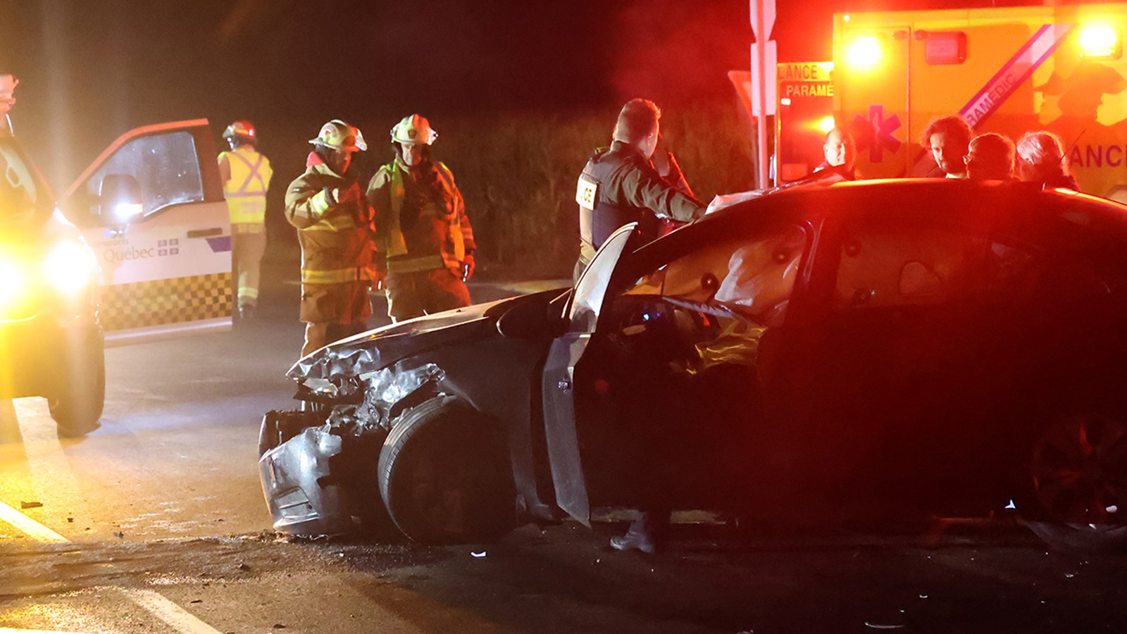 Head-on collision in Saint-Clet