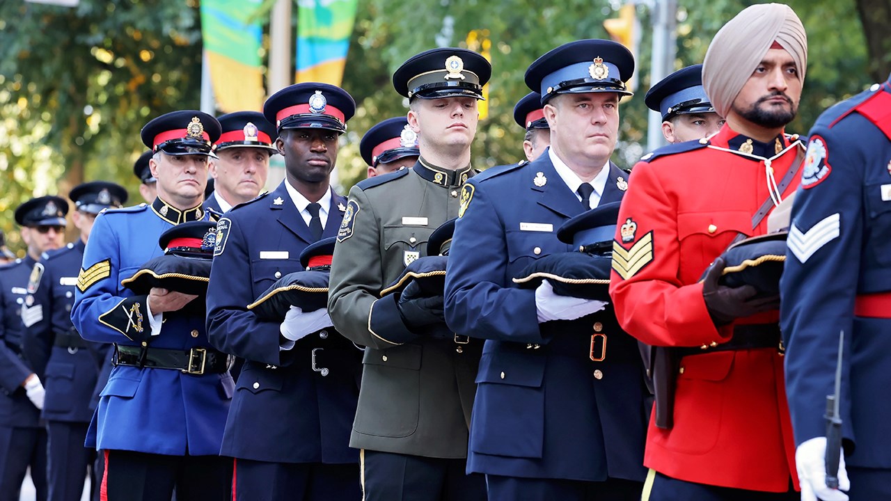 Des policiers de Vaudreuil-Soulanges rendent hommage à leurs collègues disparus