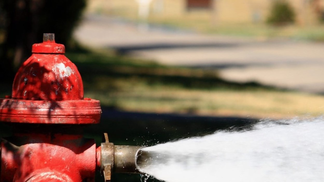 Aqueduct flushing underway in Hudson