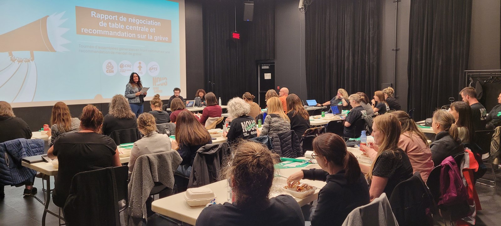 APTS members at CISSS de la Montérégie Ouest vote for union strike