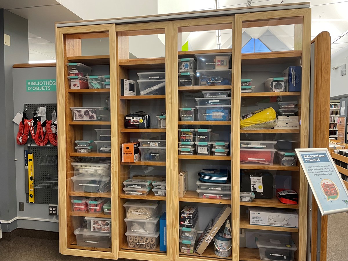 Vaudreuil-Dorion inaugure sa bibliothèque d'objets