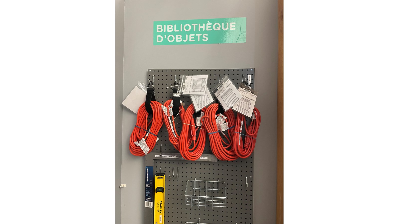Vaudreuil-Dorion inaugure sa bibliothèque d'objets