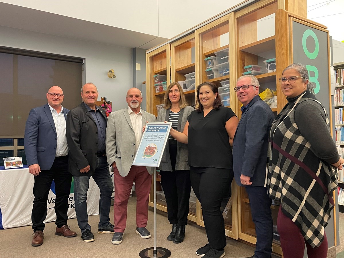 Vaudreuil-Dorion inaugure sa bibliothèque d'objets