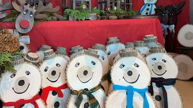 Christmas before time at Coteau-du-Lac in November