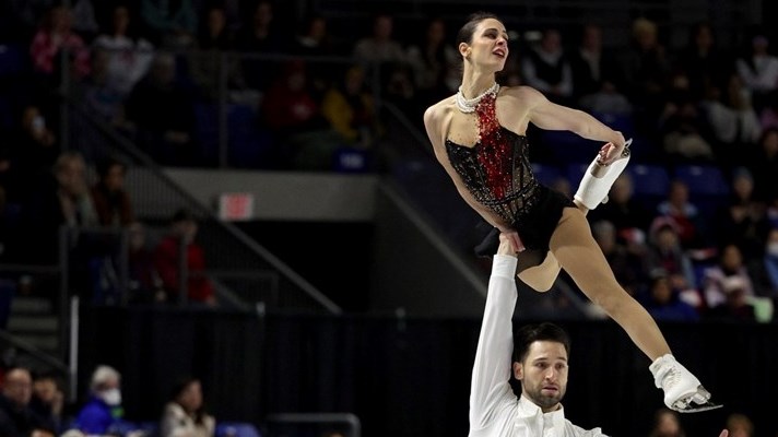Skater Maxime Deschamps returns home with gold medal around his neck