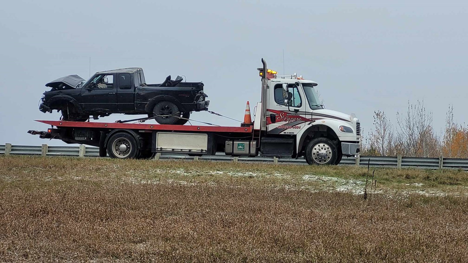 Collision on Highway 40 in Saint-Lazare causes traffic slowdown  