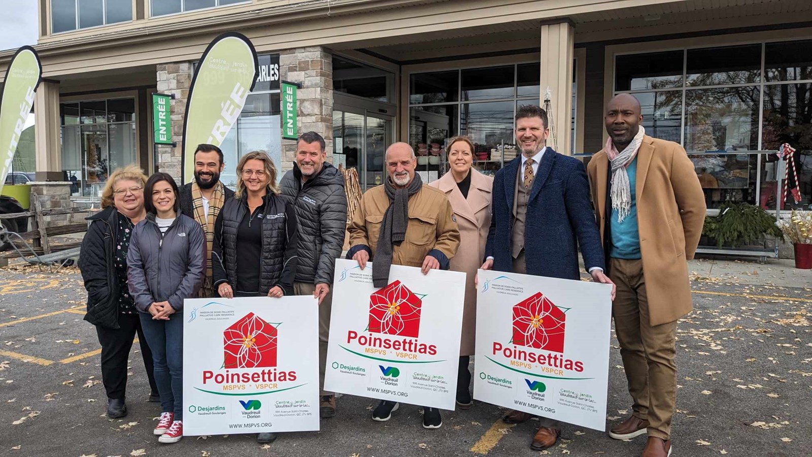 Poinsettias: entrevue vidéo avec les intervenants impliqués dans la campagne de financement